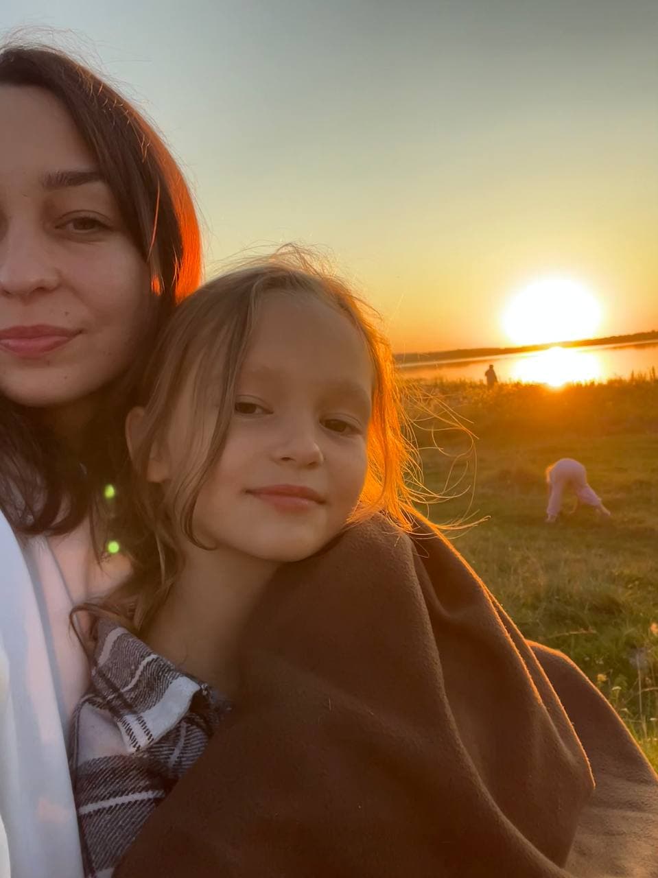 Oleksandra and her children