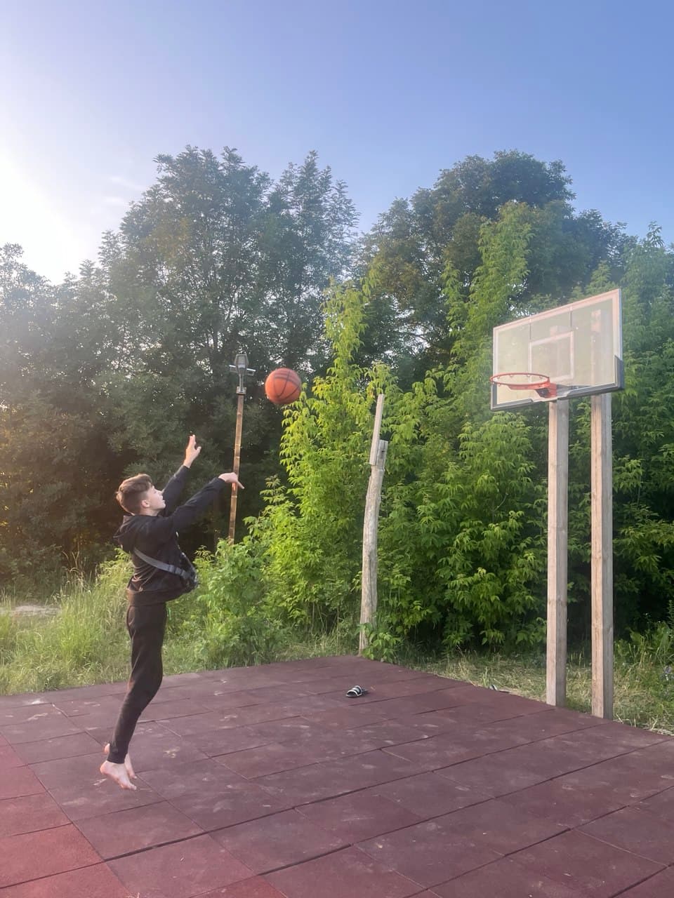 Oleksandra and her children