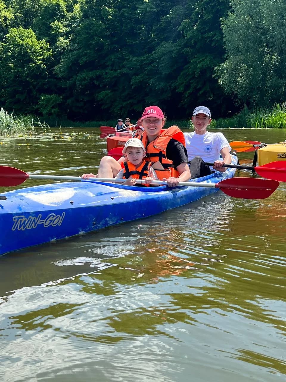 Kayaking on the Riv River
